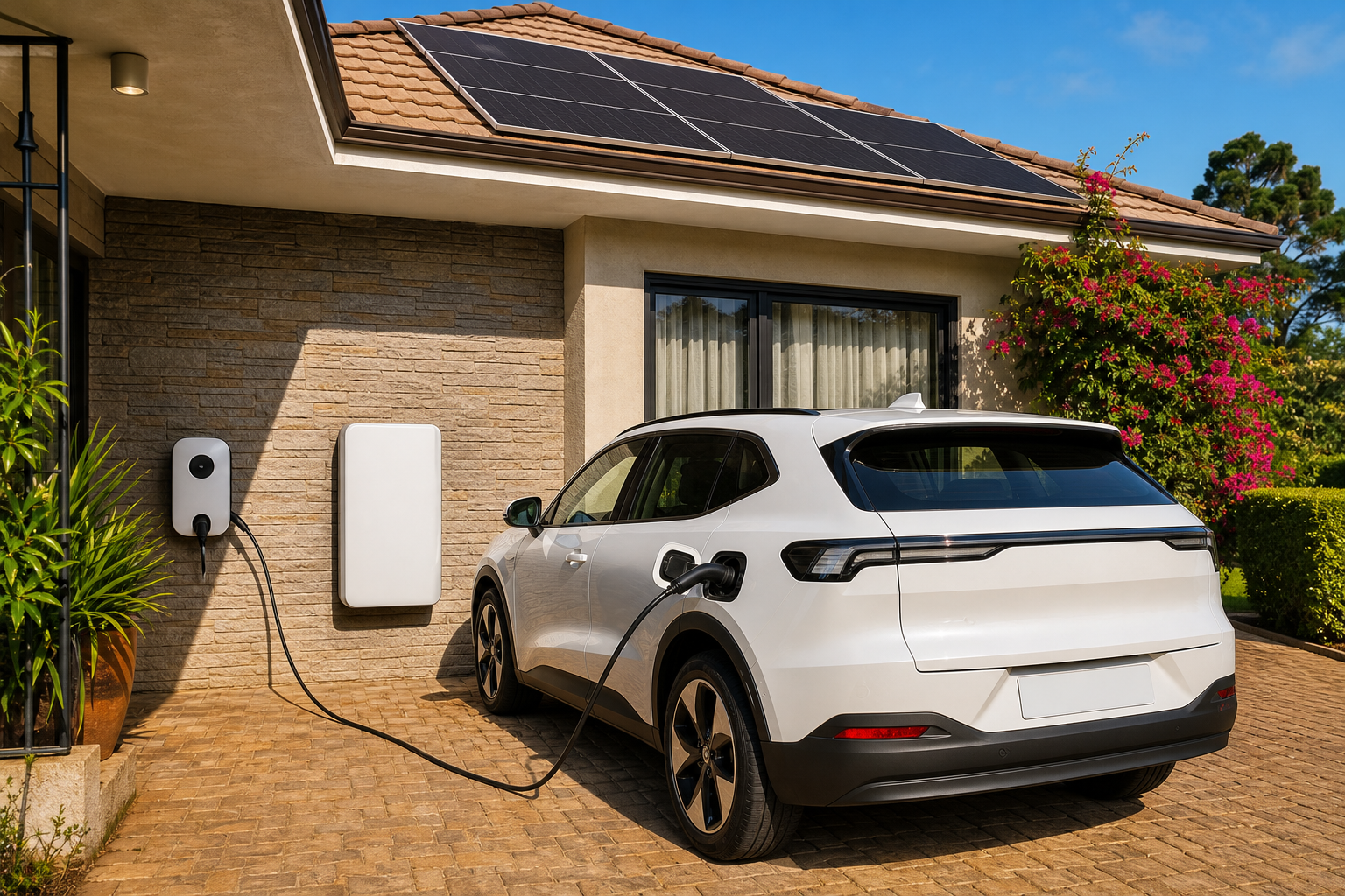 Residential home EV charging installation