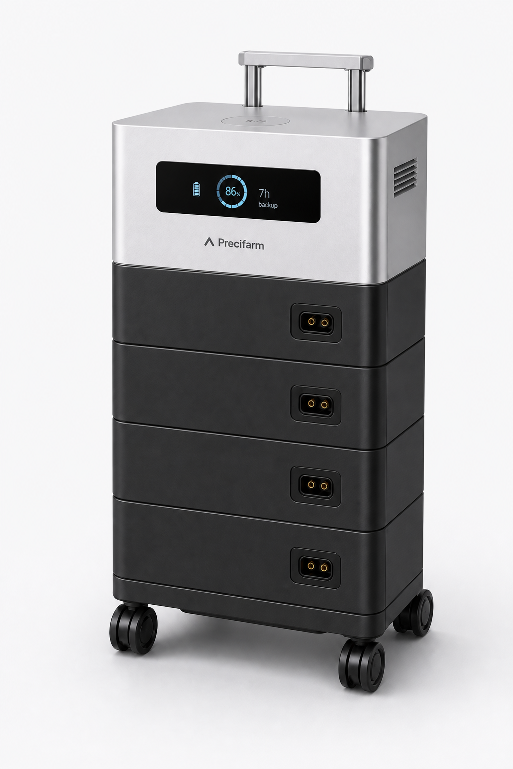 P2 Home backup tower with Power Core and four module bays
